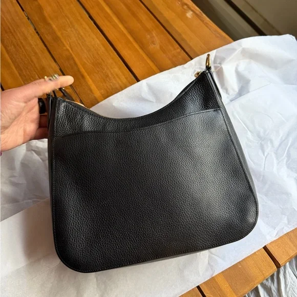 Coach Black Leather Bag with Gold Hardware - Picture 2 of 10